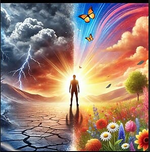 Een veerkrachtig persoon